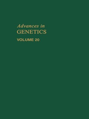 cover image of Advances in Genetics